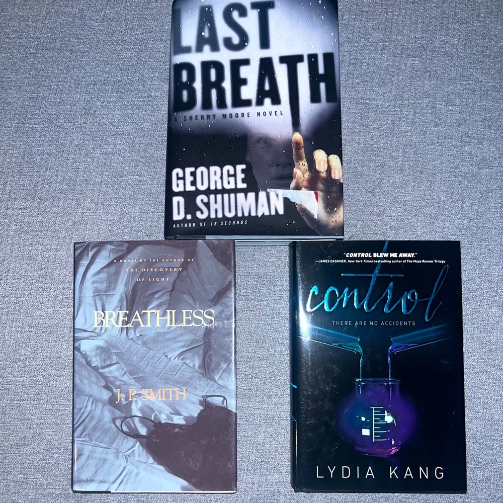 Fiction Book Lot Mystery Thriller Set of 3